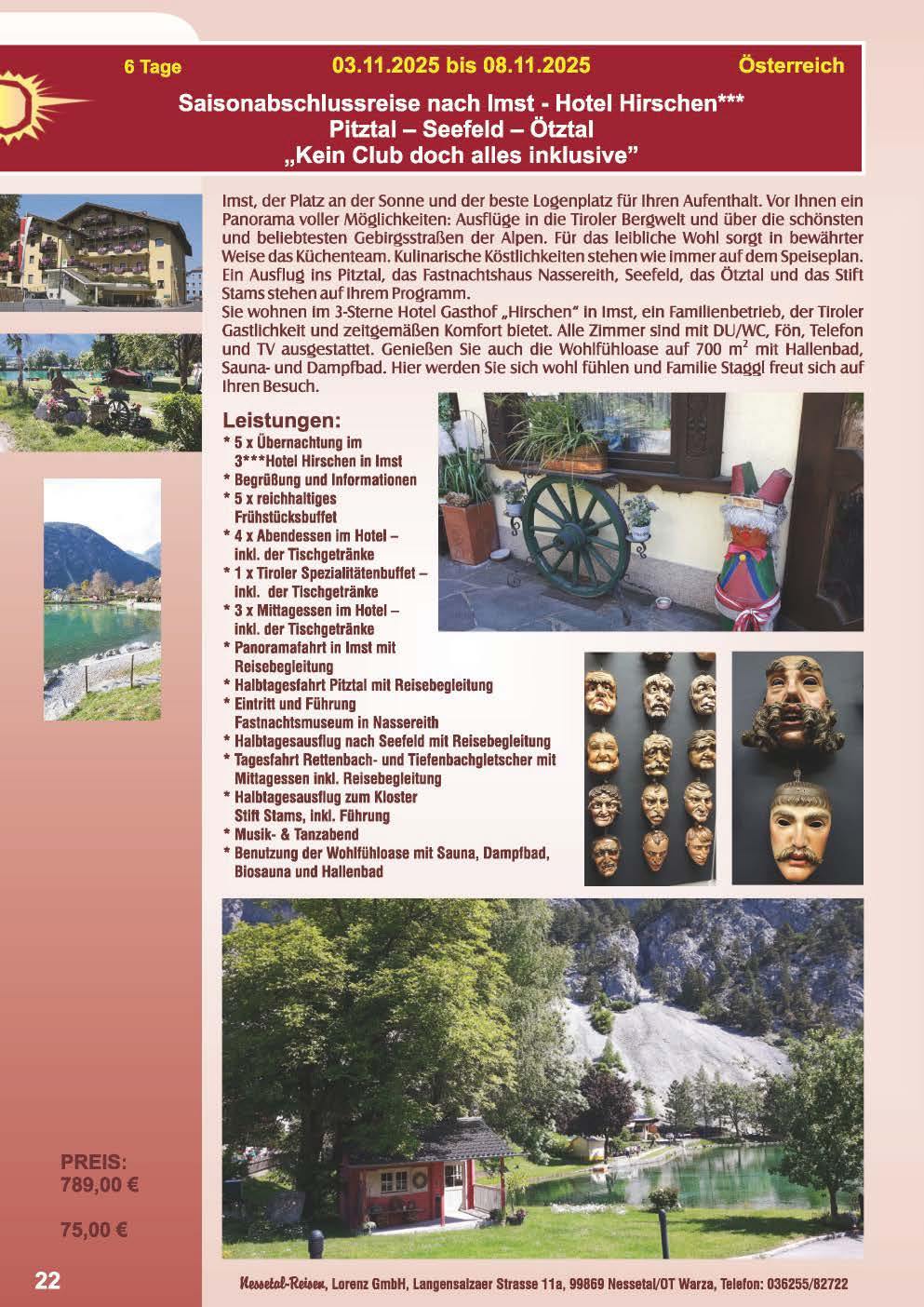 Nessetalreisen Reisekatalog 2025 Web Seite 22